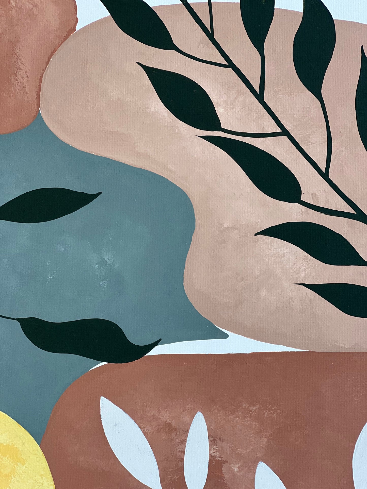 Simple Sun Minimalism Painting  No. 3