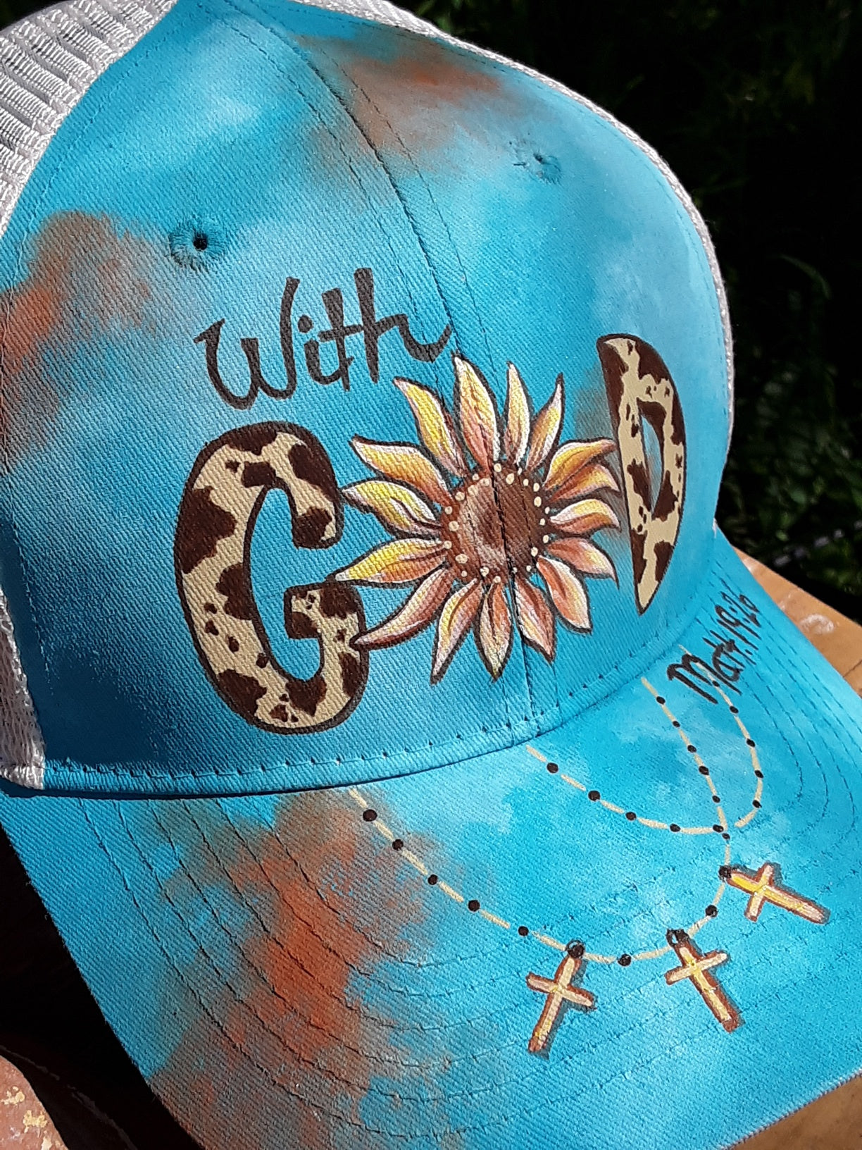 With God Trucker Cap