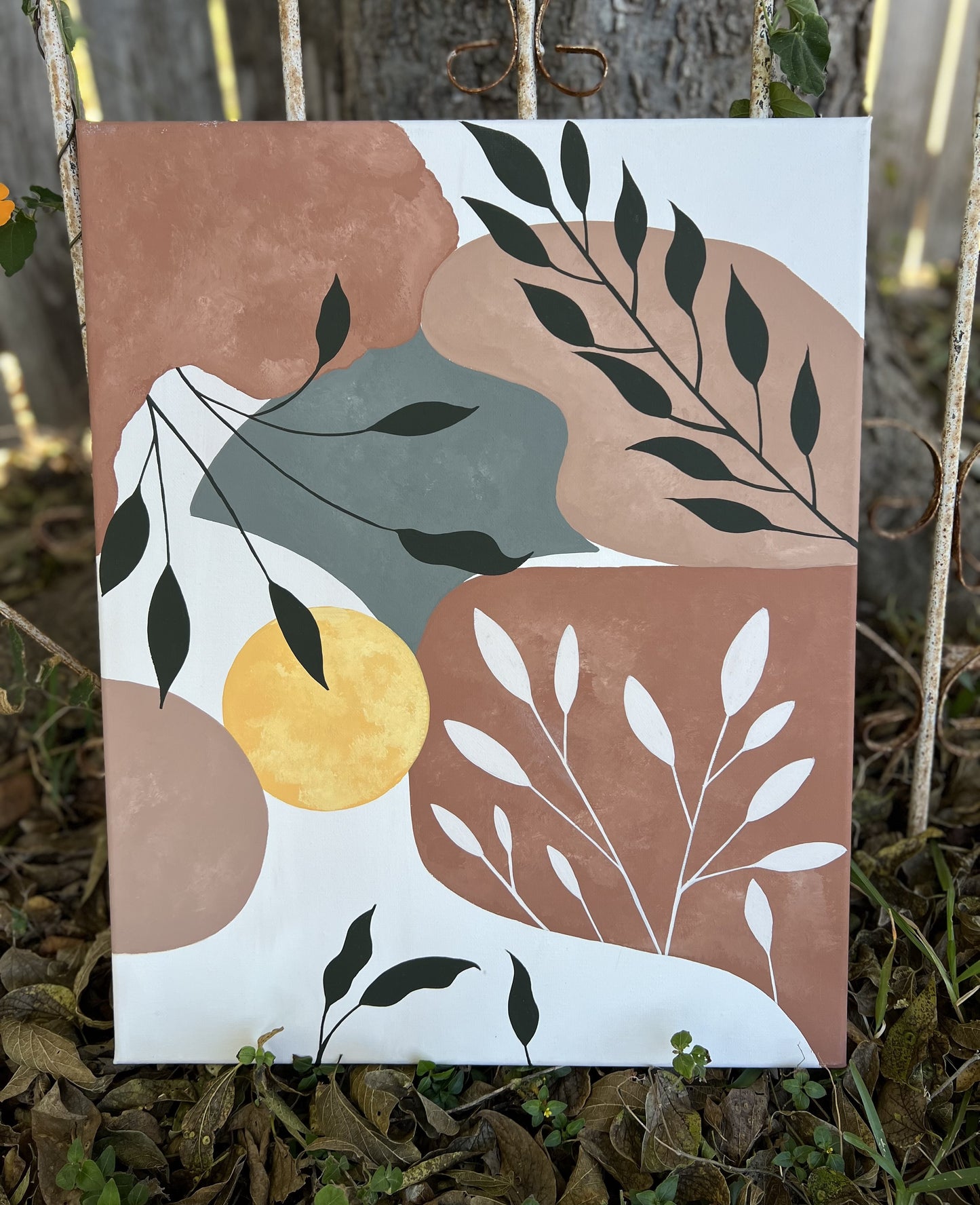 Simple Sun Minimalism Painting  No. 3